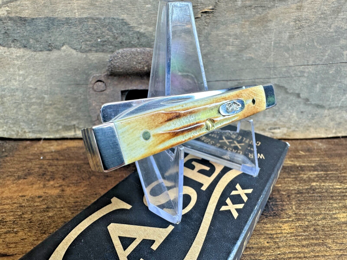 Case XX Baby Doc Campfire 2025 21797 Burnt Natural Bone Second Cut