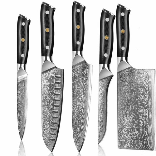 Damastmesser Küchenmesser 67 Schichten Damaststahl Chef