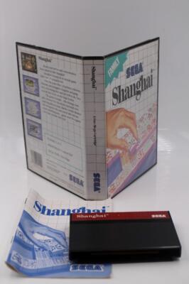 Jeu Sega Master System - Shanghai - Version 1988 - Complet Avec Boîte
