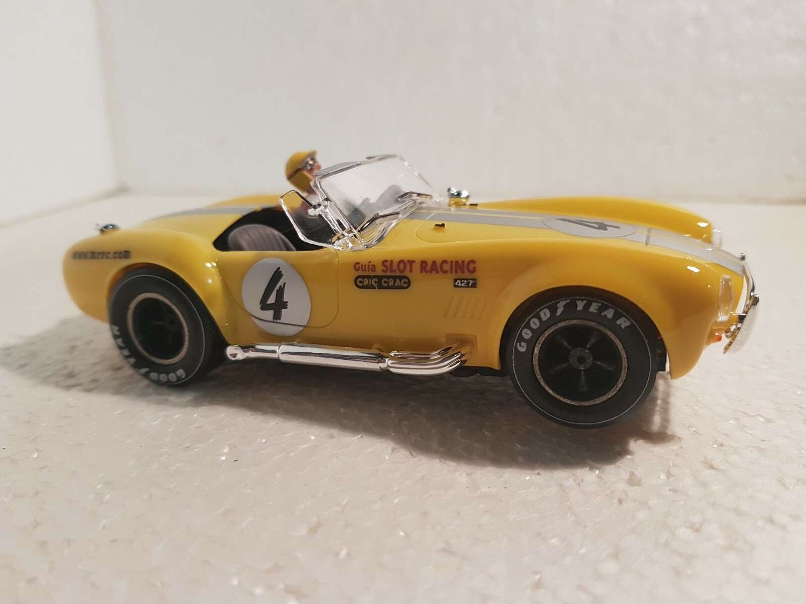 Voiture Slot Racing MRRC – Shelby Cobra 427 S/C #4 – Édition Limitée – Neuf