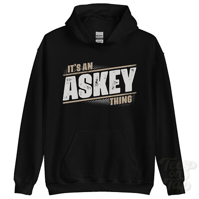 ITS AN ASKEY THING HOODIE Name Nachname lustig Familie Hoody Geschenkidee