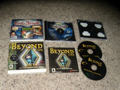 2 PC Games Beyond Time & Eville 3 Pack: Vampireville, Mysteryville 2 Pirateville