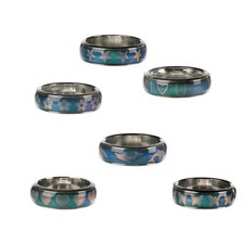 Mood Ring Gefühlsring viele Motive zur Auswahl Stimmungsring Stern Herz Blume