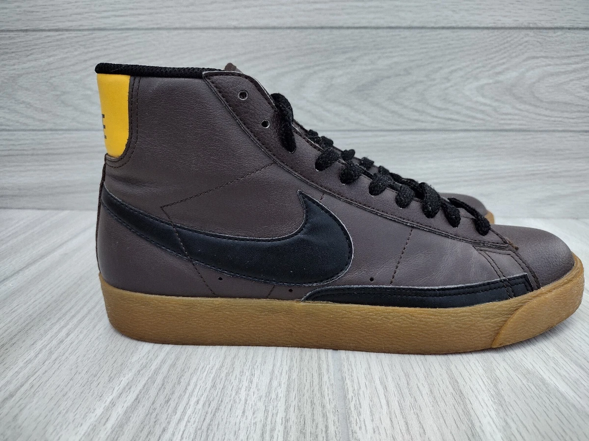 Nike Blazer NYX High Dark Cinder Yellow Ochre Size 9 in Good