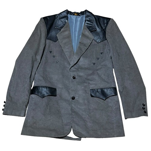 Pioneer Wear Denim Jacket Mens 44 Blue Jean Blazer Coat Western