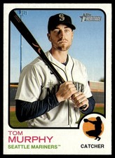 2022 Topps Heritage Tom Murphy Seattle Mariners #134
