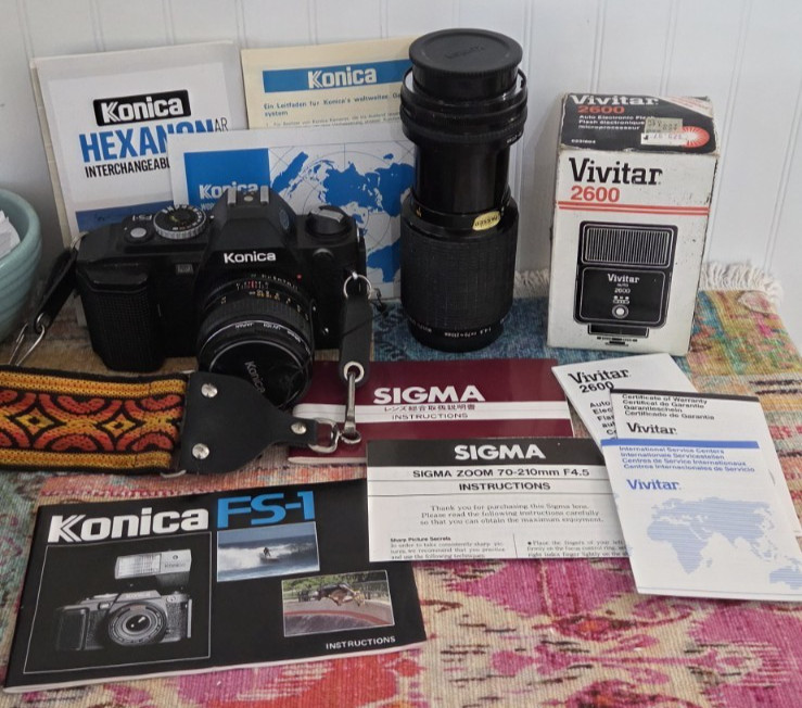 Konica FS-1 vintage camera equipment - eBay listing photo 3