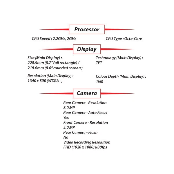 (New) Samsung Galaxy Tab A11 Wi-Fi 8.7" 4GB+64GB GREY 8.0MP Android PC Tablet - Image 3 of 4