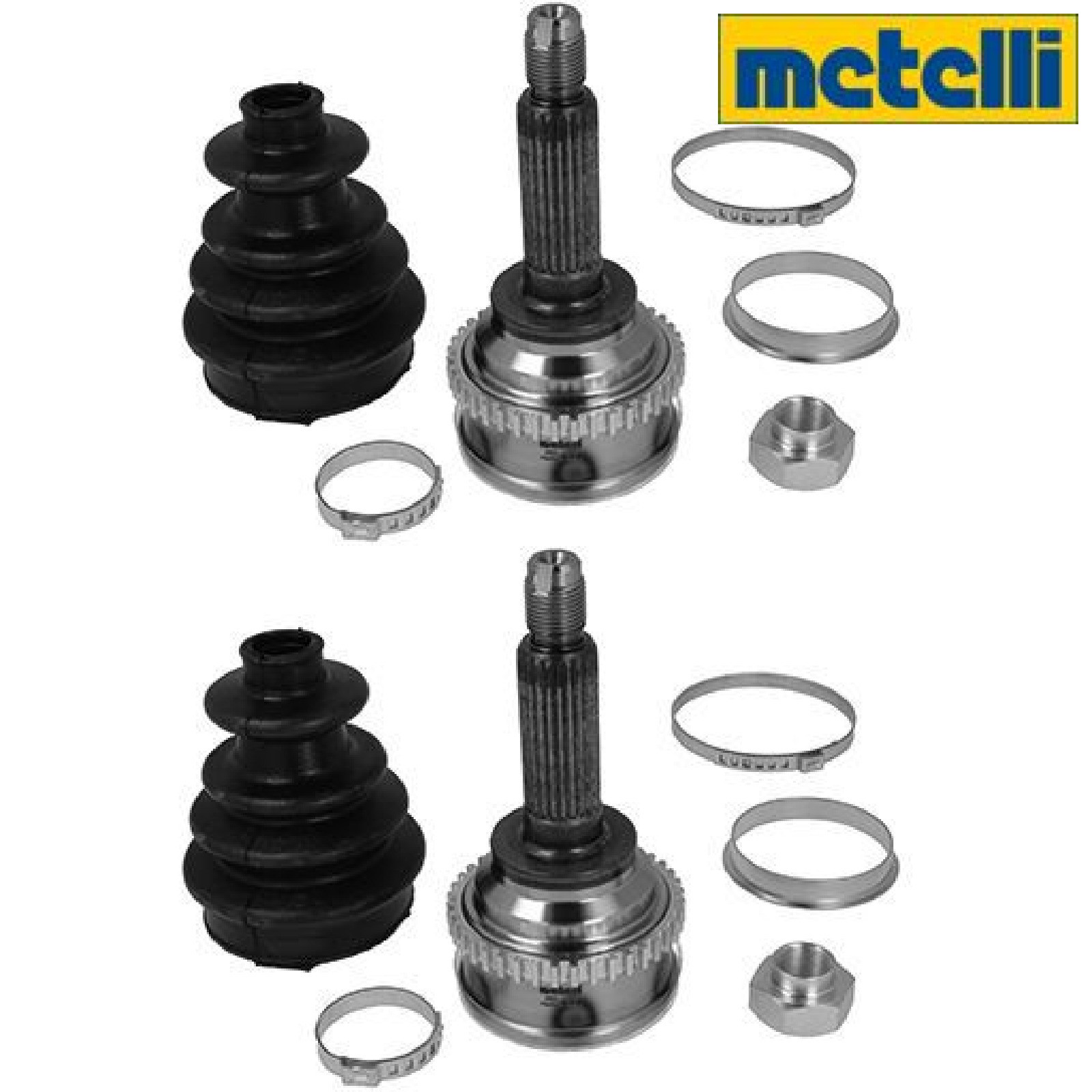 2x Gelenksatz für Antriebswelle metelli 15-1280 2 Gelenksätze Vorne