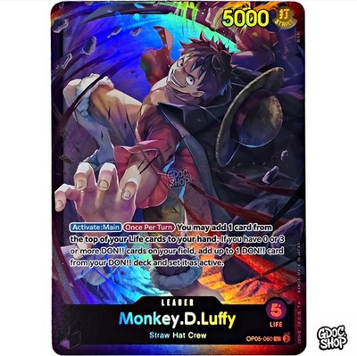 One Piece Card Monkey.D.Luffy OP05-060Starter Deck: Purple Monkey.D.Luffy Eng