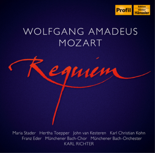 Wolfgang Amadeus Mozart Wolfgang Amadeus Mozart: Requiem (CD) Album