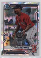 2021 Bowman Sapphire Chrome Prospects Aqua Refractor /99 Jeter Downs 0f6