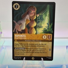 Disney Lorcana TCG- Whispers In The Well Rapunzel- Ready for Adventure Legendary