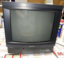 Sony Trinitron 13" Color CRT TV Mod. KV-13TR20 Television No Remote 1989 Tested