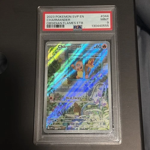 PSA 9 Mint Charmander SVP 044 Obsidian Flames ETB 2023