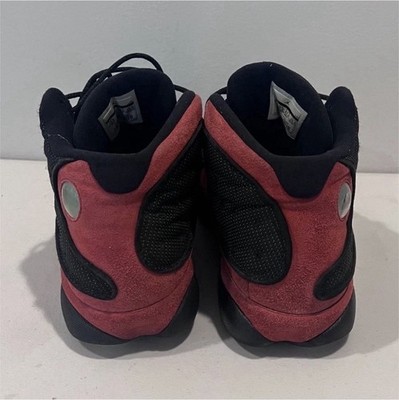Jordan Air Jordan 13 Retro Bred Black Red Mid-Top Leather Textile Sneakers