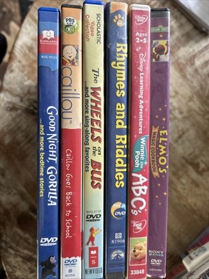 6 Scholastic Children s DVD s