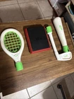 TESTED BUNDLE LOT Nintendo Wii Mini RVL-201 SYSTEM SPORTS TENNIS BAT GOLF NERF