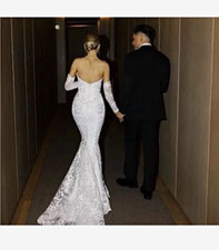 White Lace Off-Shoulde and the black dress is the house indoor black dress and