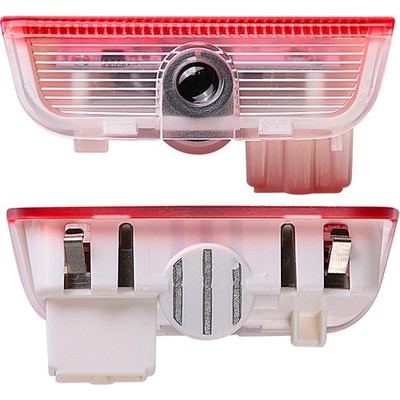 2X LED ENTRY LIGHT LASER PROJECTOR FOR SUPERB MK2 3T MK3 3V DOOR LIGHT
