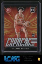 2024-25 Donruss Optic #23 Zaccharie Risacher Express Lane Holo X4R