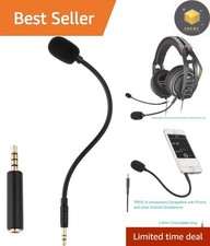 Detachable 3.5mm Gaming Mic with Noise Cancellation - Perfect for PS4  Xbox One