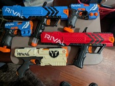 Nerf Rival Lot XX-100 Knockout XViii-500 Kronos XV-700 Apollo Blue Red White