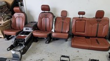 2017-2022 F250f350 Brown Leather King Ranch Seats Wconsole See Pictures