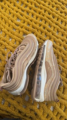 Nike Air Max 97 Women s 7.5  Gold Shimmer Metallic FB1289-200 Running Shoes