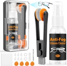 Glasses Cleaner, Glasses Cleaning Kit with Eyeglass Cleaner Spray, Eyeglass Lens