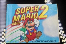 NO GAME- Authentic Manual ONLY Super Mario Bros 2 Nintendo NES