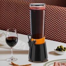 3L Plastic Beverage Dispenser&Water Juice Drink Dispenser Modern Free-standing