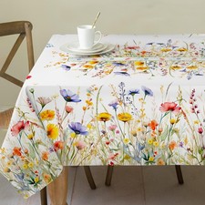 Spring Tablecloth 60x120 for Recatangle Table - Spring Decorations for Home - Bl