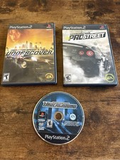LOT Need for Speed: Undercover, Prostreet & Underground PlayStation 2 PS2