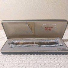 CROSS Sterling, Silver, Mechanical Pencil Made In Usa With Box And Papers