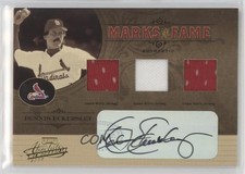 2005 Playoff Absolute Memorabilia Marks of Fame 3/10 Dennis Eckersley Auto 0t2