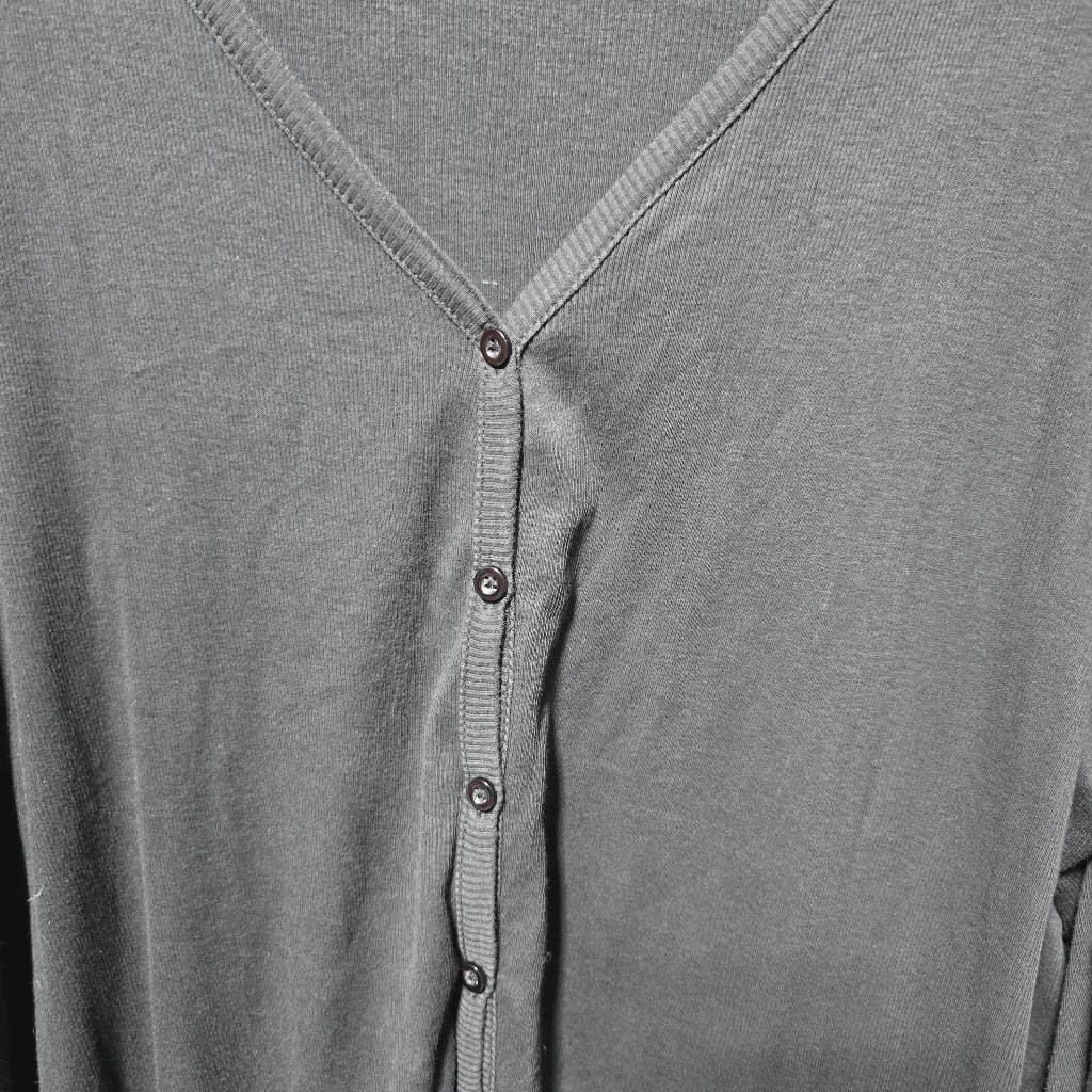 ABLE Black Julia Anywhere Button Down Cardigan Top - image 3