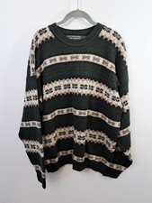 David Taylor Men's Vintage Green Sweater 90's Made In USA Large