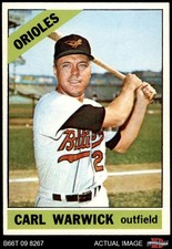 1966 Topps #247 Carl Warwick Orioles 8 - NM/MT