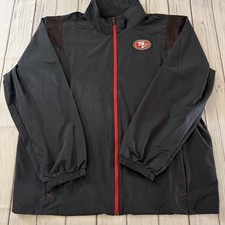 Nike San Francisco 49ers Team Issued On Field Coaches Full Zip Jacket Size XL