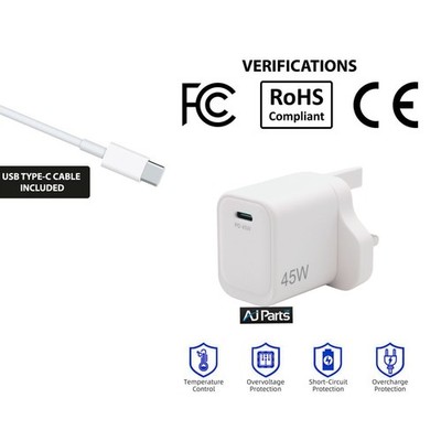 Ladegerät Power 45W Schnell Ladestecker für Xiaomi Redmi 14C Note 14 Pro 5G/4G