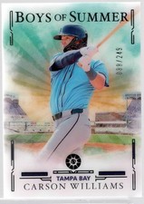 2025 Boys of Summer Carson Williams /249 (RC) ThicK Card