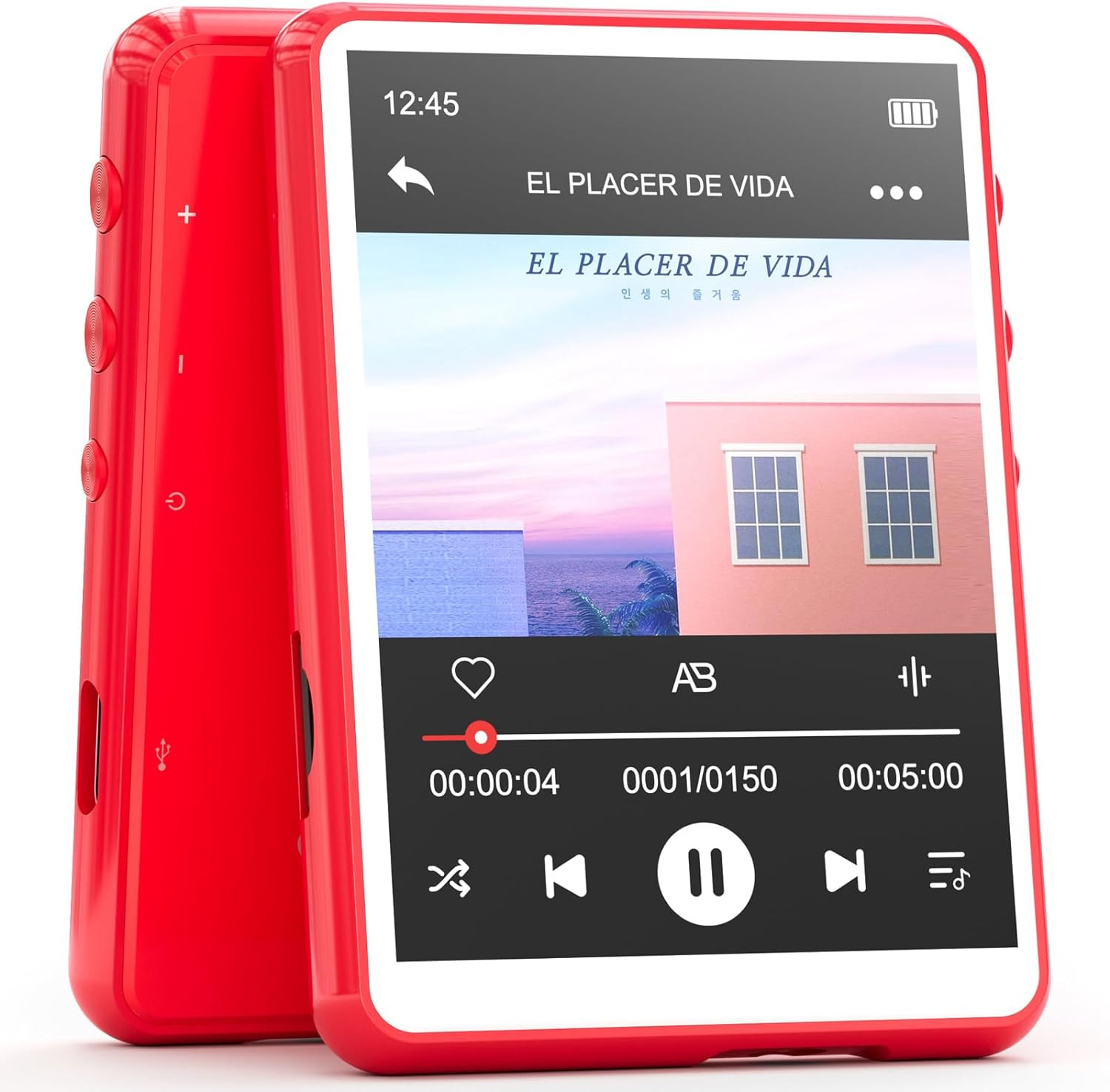 Mini Lettore MP3 Portatile 64GB: Bluetooth 5.3 e Touch Screen