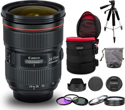 Canon EF 5175B002 24-70mm f/2.8 L II USM Lens - Black