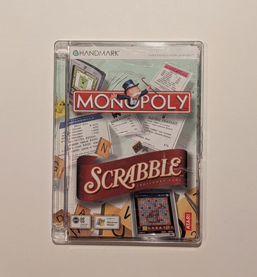 Monopoly & Scrabble - Handmark - Pocket PC PDA Windows Mobile Video Game 2003