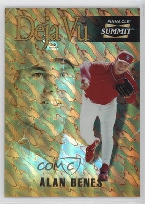 1996 Pinnacle Summit Deja Vu Above and Beyond Alan Benes Andy Benes #155 12jy