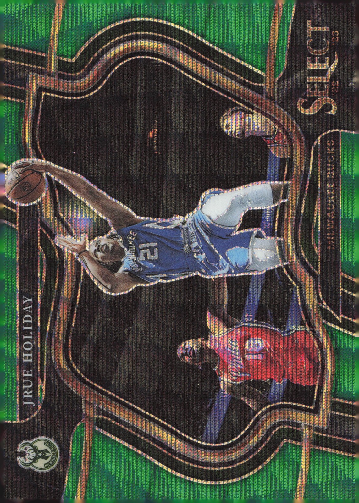 2022-23 Panini Select Jrue Holiday Green Wave Prizms #/50 #215