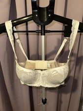 Aerie Lace Underwire Bra Size 34D Gold Hardware