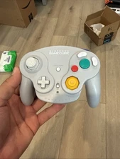 Nintendo GameCube OEM Wavebird Gray Controller Only (No Receiver) TESTED & WORKS