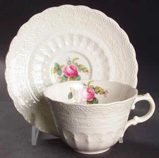 Spode Billingsley Rose Pink  Cup & Saucer 6519368